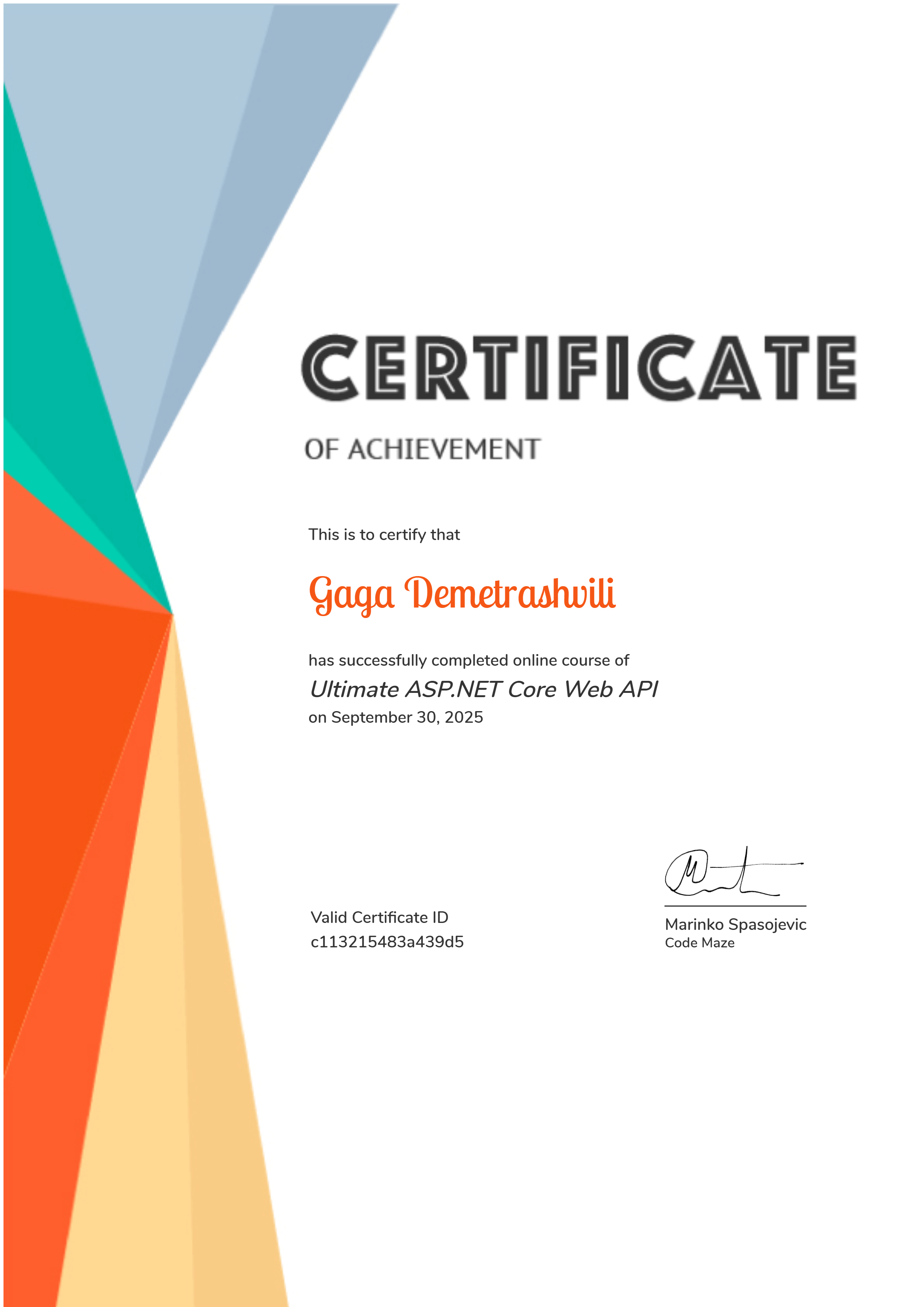 Ultimate ASP.NET Core Web API